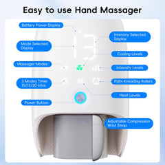 NOWWISH hand massager adjustable wrist strap for secure fit