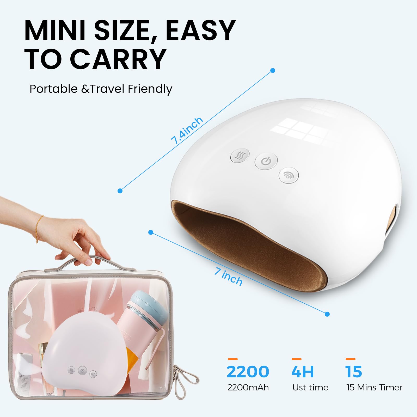 NOWWISH two-hour cordless operation for home, office, travel