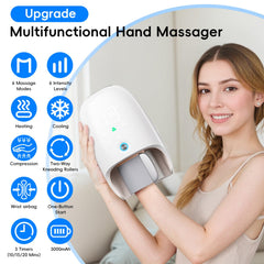NOWWISH hand massager cordless design shown for use anywhere