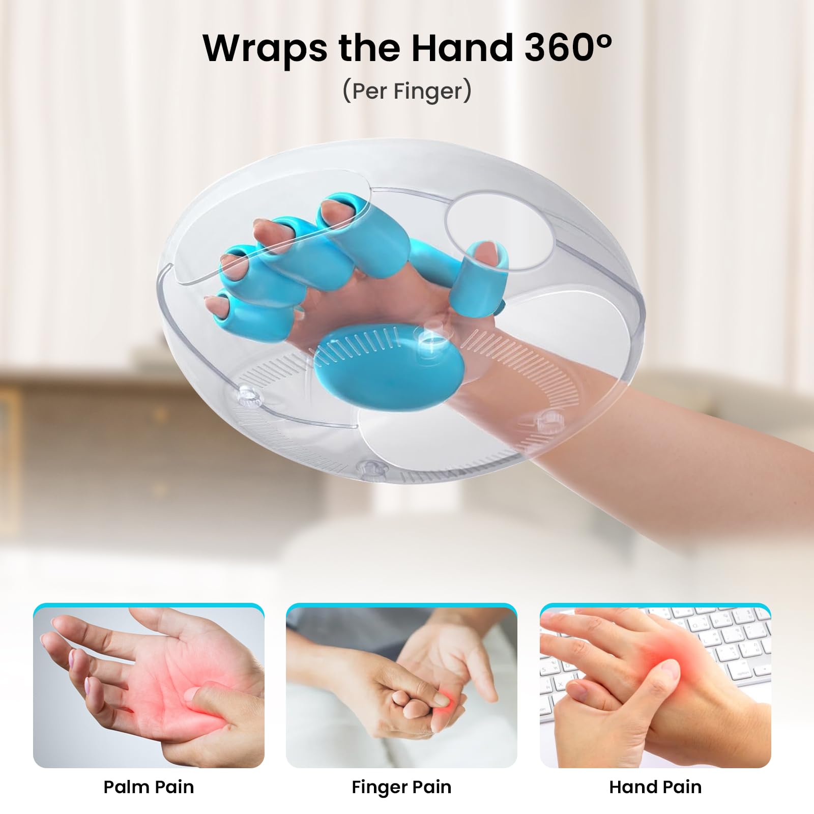 NOWWISH finger compression sleeves targeting individual fingers