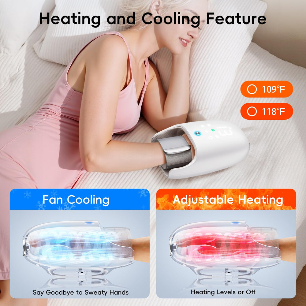 NOWWISH hand massager two-way palm roller provides precise kneading