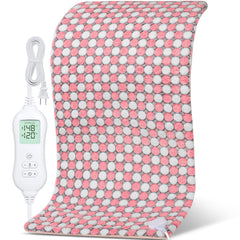 NOWWISH heating pad targets back pain relief with soothing warmth for tense muscles.