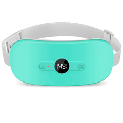 NOWWISH heating pad arranged on a waist belt for portable cramps relief.