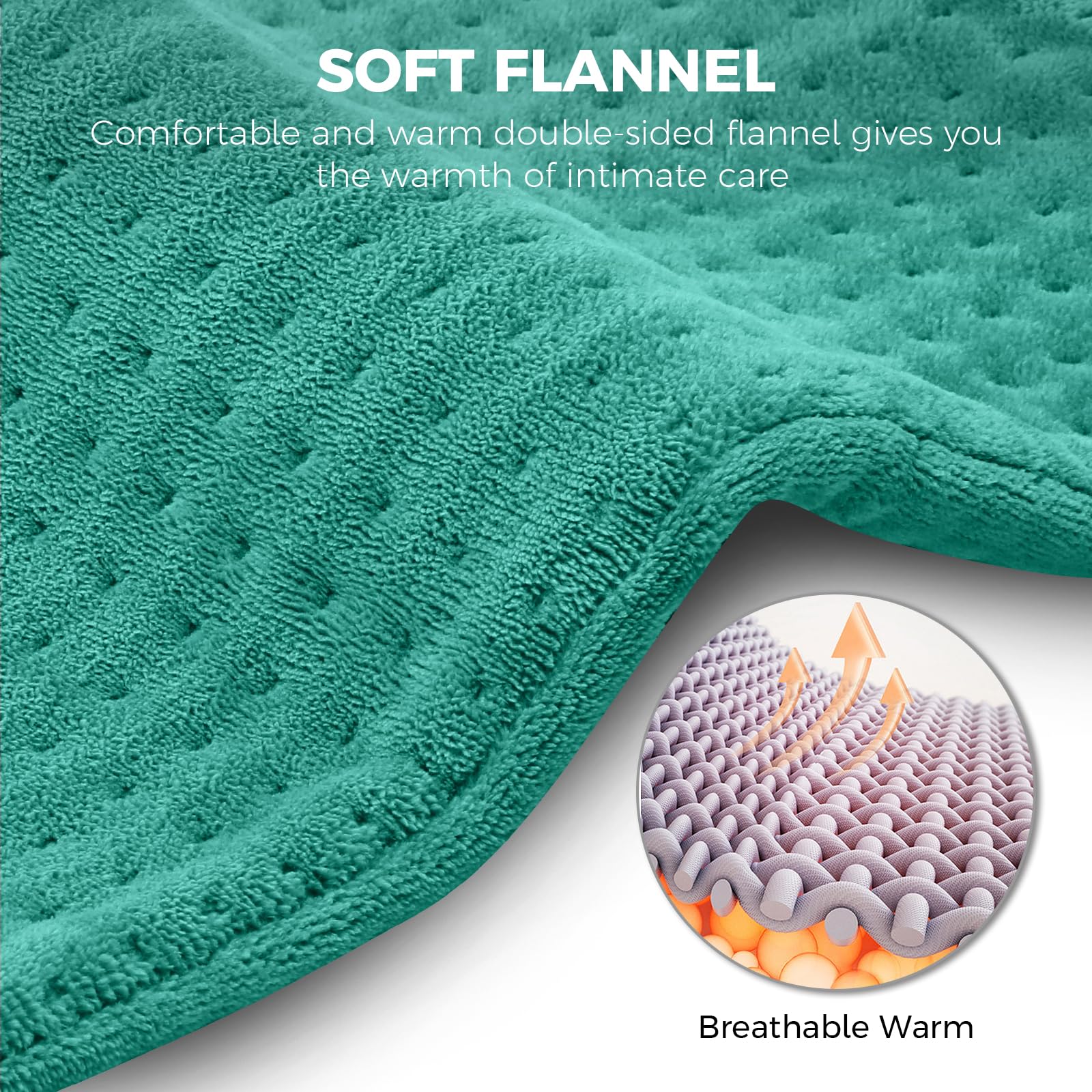 NOWWISH shoulder heating pad wraps around for flexible comfort