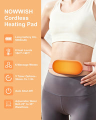 NOWWISH graphene heating pad delivers rapid 3 second heat for fast comfort