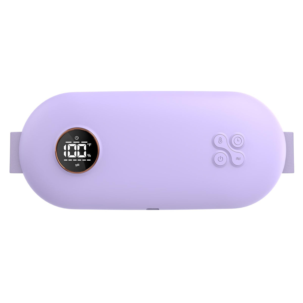 NOWWISH upgraded graphene heating pad with battery display for quick status check.