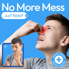 NozeCalm nosebleed plug zero-chemical solution offers safe first aid option