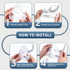 NQIAO cushion made of soft silicone for gentle skin contact.