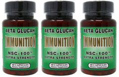 NSC Immunition 100 Extra Strength Beta Glucan bottle for daily immune support.