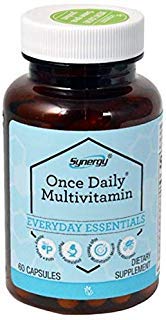 NSI Vitacost Synergy Once Daily bottle offers convenient daily vitamin and mineral support