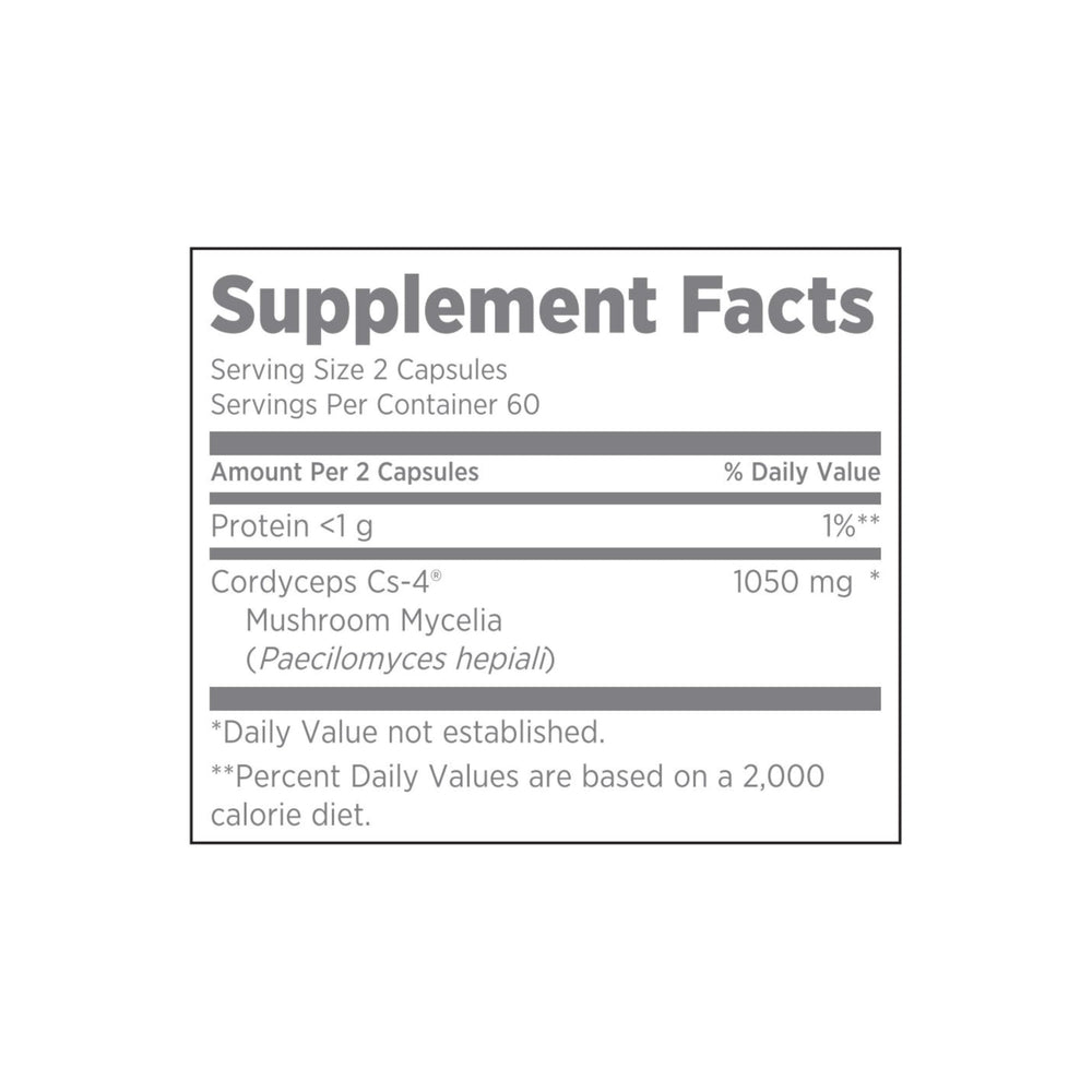 Nu Skin CordyMax CS-4 capsules close-up showing the product