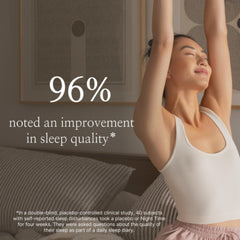Nu Skin MYND360 melatonin and saffron formulation for relaxed mind and smoother sleep onset.