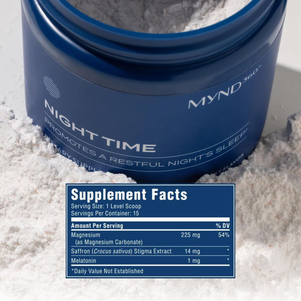 A calm morning scene suggests refreshed wake-up after MYND360 sleep aid.