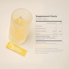 Daily routine with Nu Biome for balanced wellness.