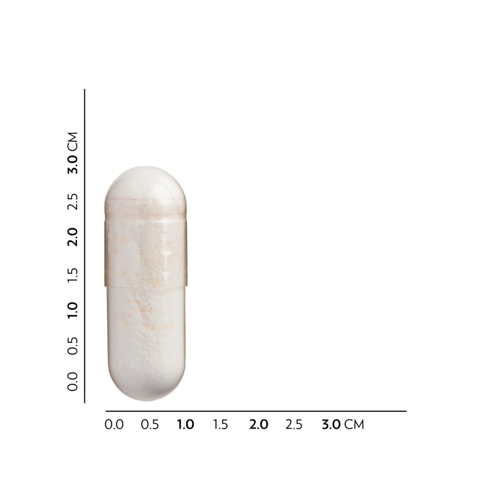 Close-up of Nu Skin ProBio PCC label and probiotic ingredients.
