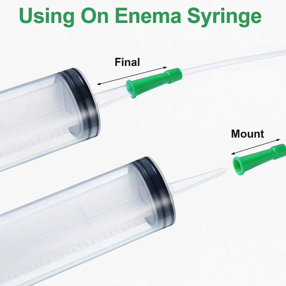 Nuanchu 14FR thickness tubes with a smooth rounded end for comfort