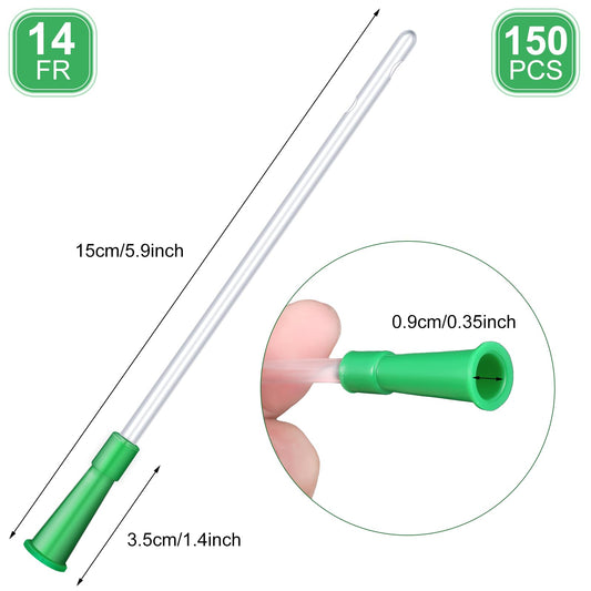 Nuanchu clear enema tubes with flexible rounded end for smooth insertion