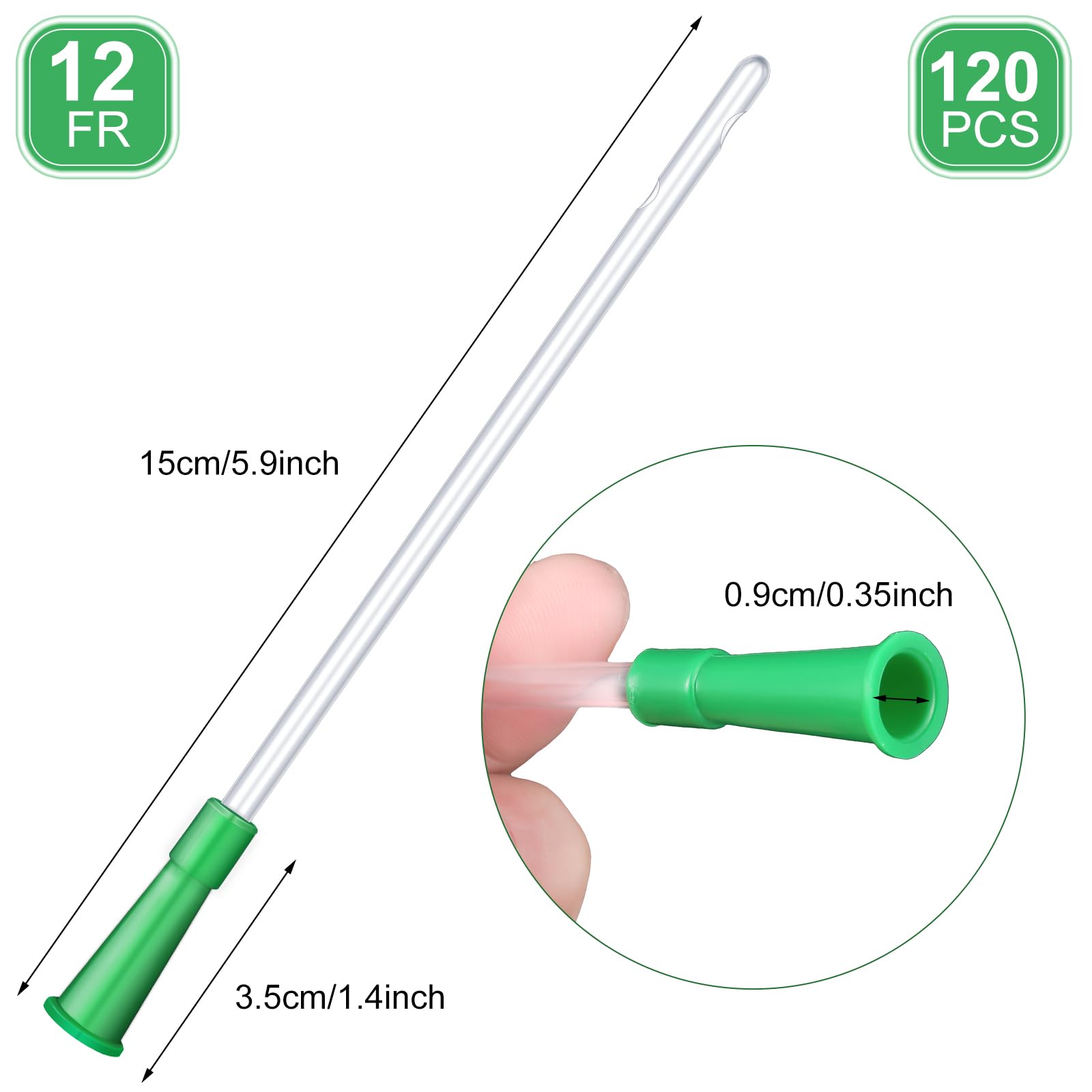 Nuanchu enema tube with rounded end for smooth insertion