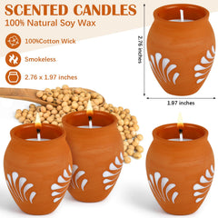 Nuanchu lavender scented cantaritos candle for a soothing, cozy atmosphere.