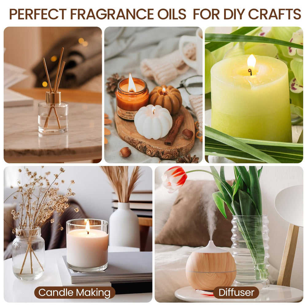 Nuanchu oils for candles DIY project with customizable fragrance blends