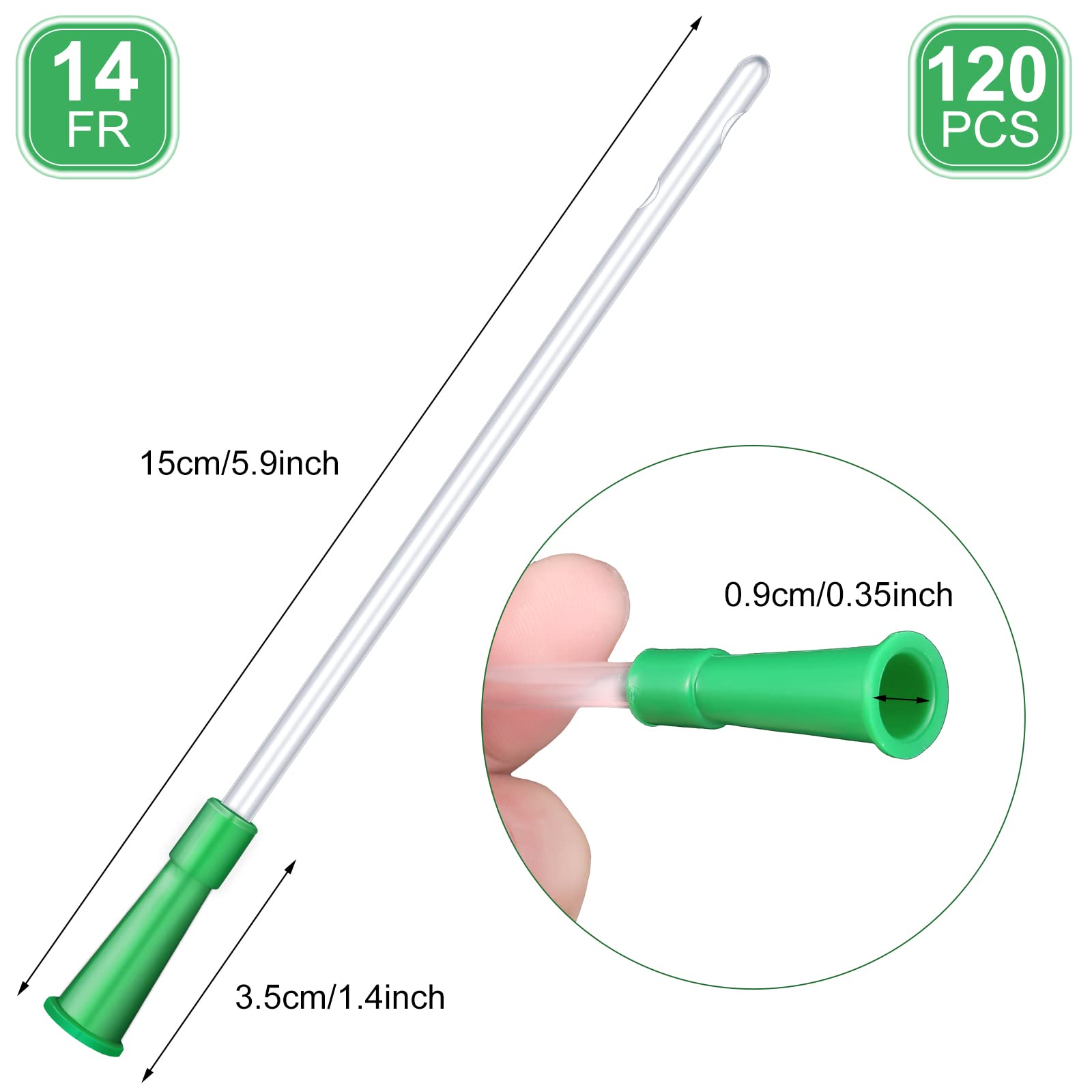 Nuanchu PVC tubing kit in individual packaging for cleanliness