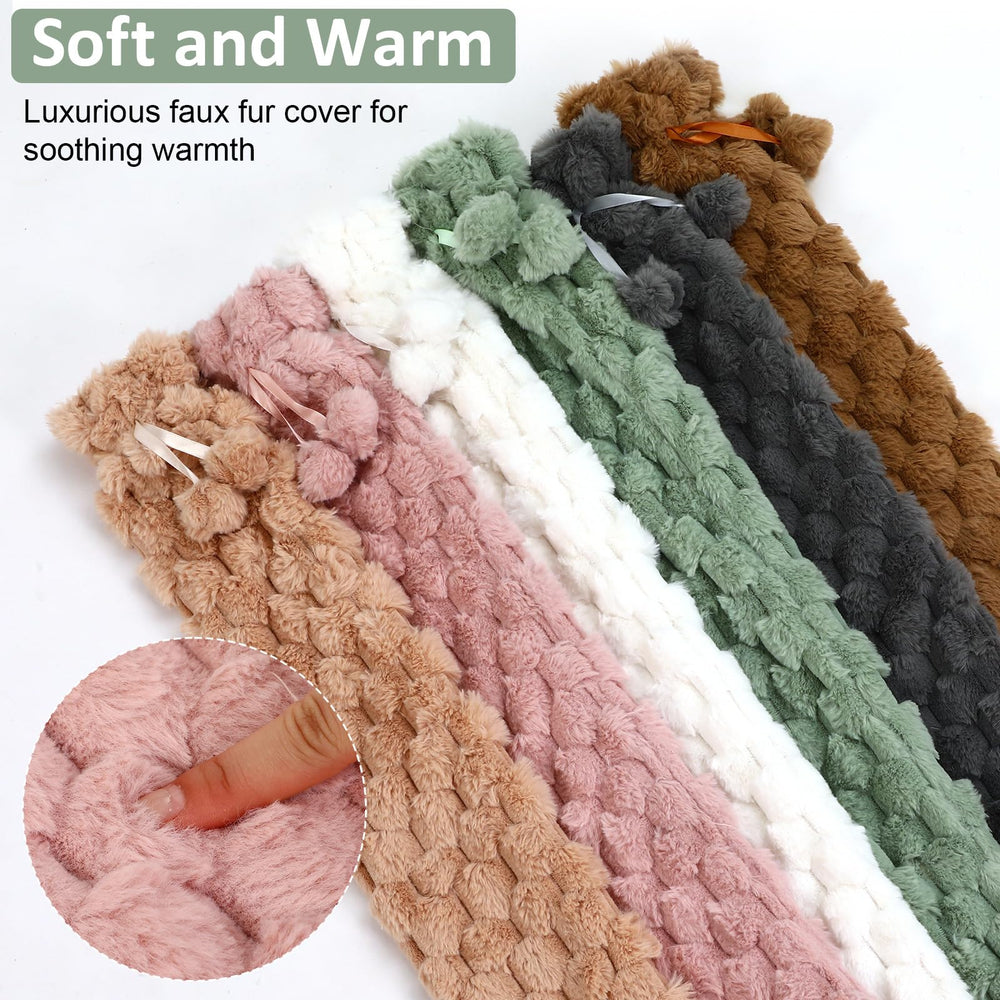 Nuanchu soft faux fur cover adds skin-friendly softness and easy cleaning.