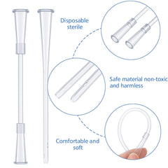 Nuanchu soft round-end enema tube reduces insertion resistance.