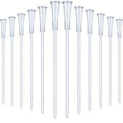 Nuanchu white PVC replacement tube kit, top view, for easy compatibility with enema kits.