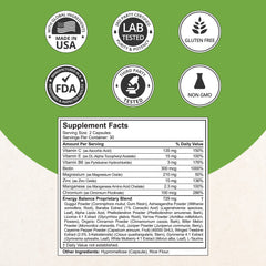 NuBest Ashwagandha ingredient scene emphasizing adaptogenic blend visuals.