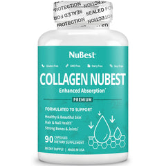 NuBest bottle illustrating bone and joint support potential