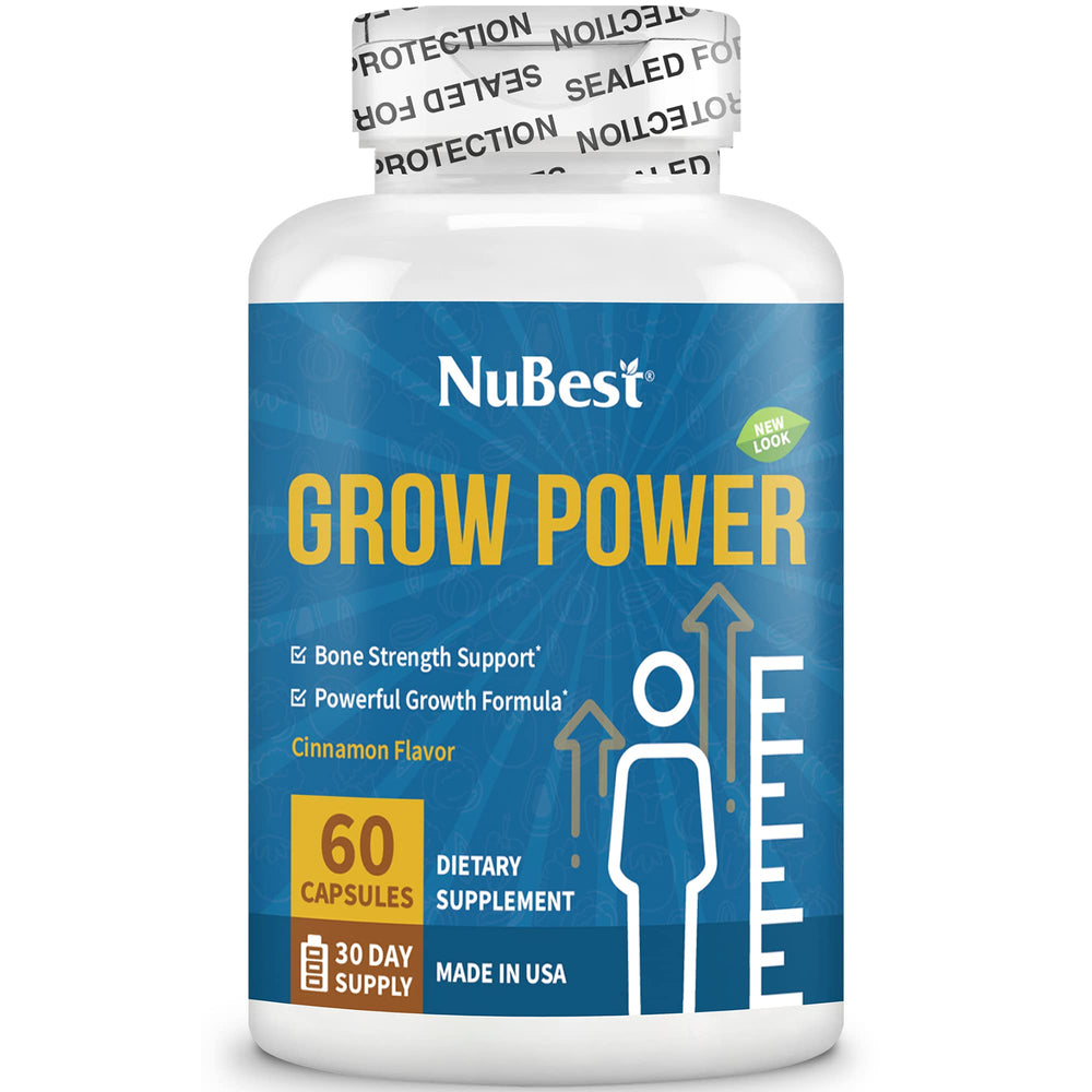 NuBest Grow Power pouring-capsule demonstrates easy daily dosing