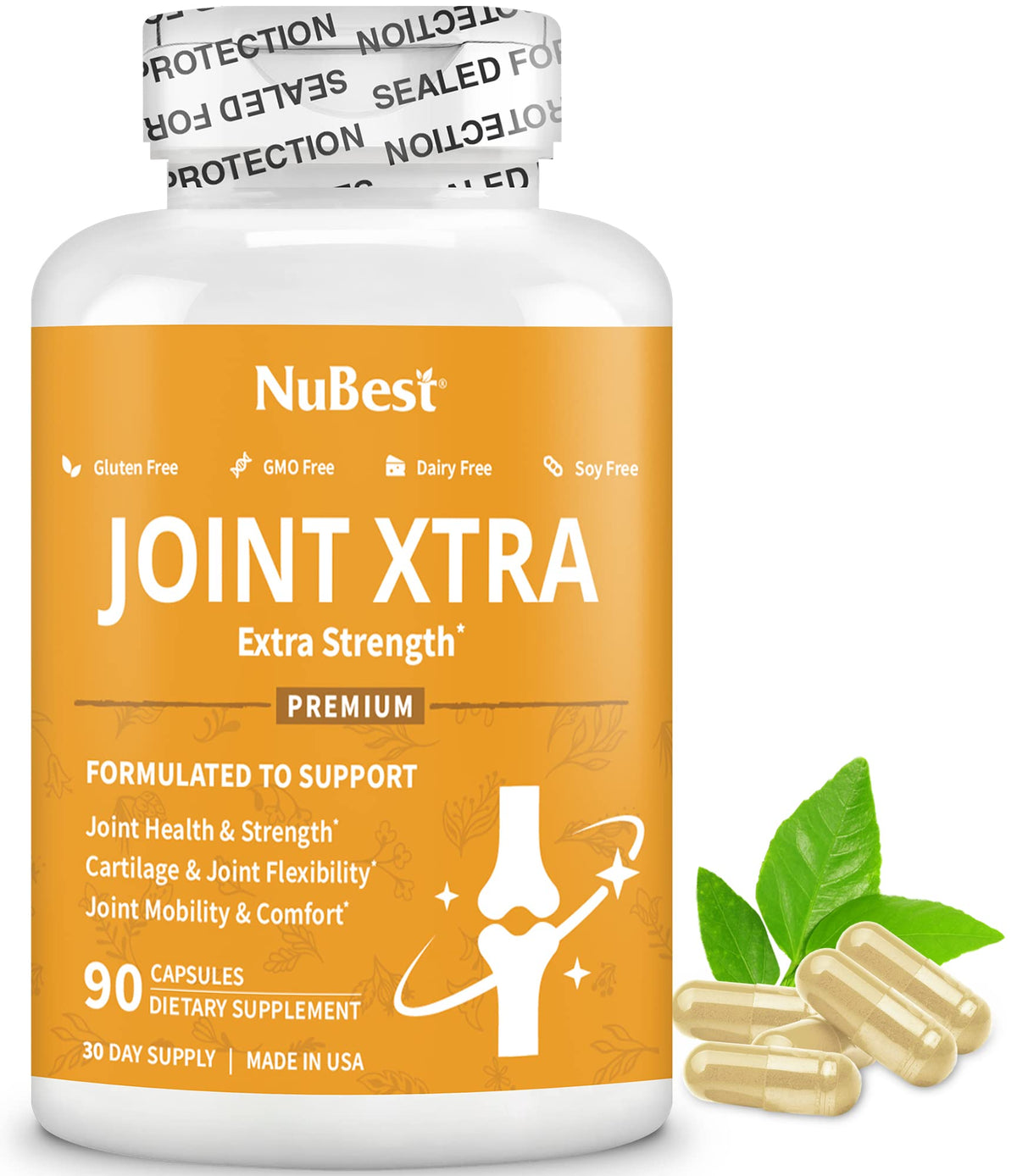 NuBest Joint Xtra bottle with capsules for daily joint support