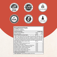 NuBest LiverTox bottle back label emphasizing 60 vegan capsules for liver health