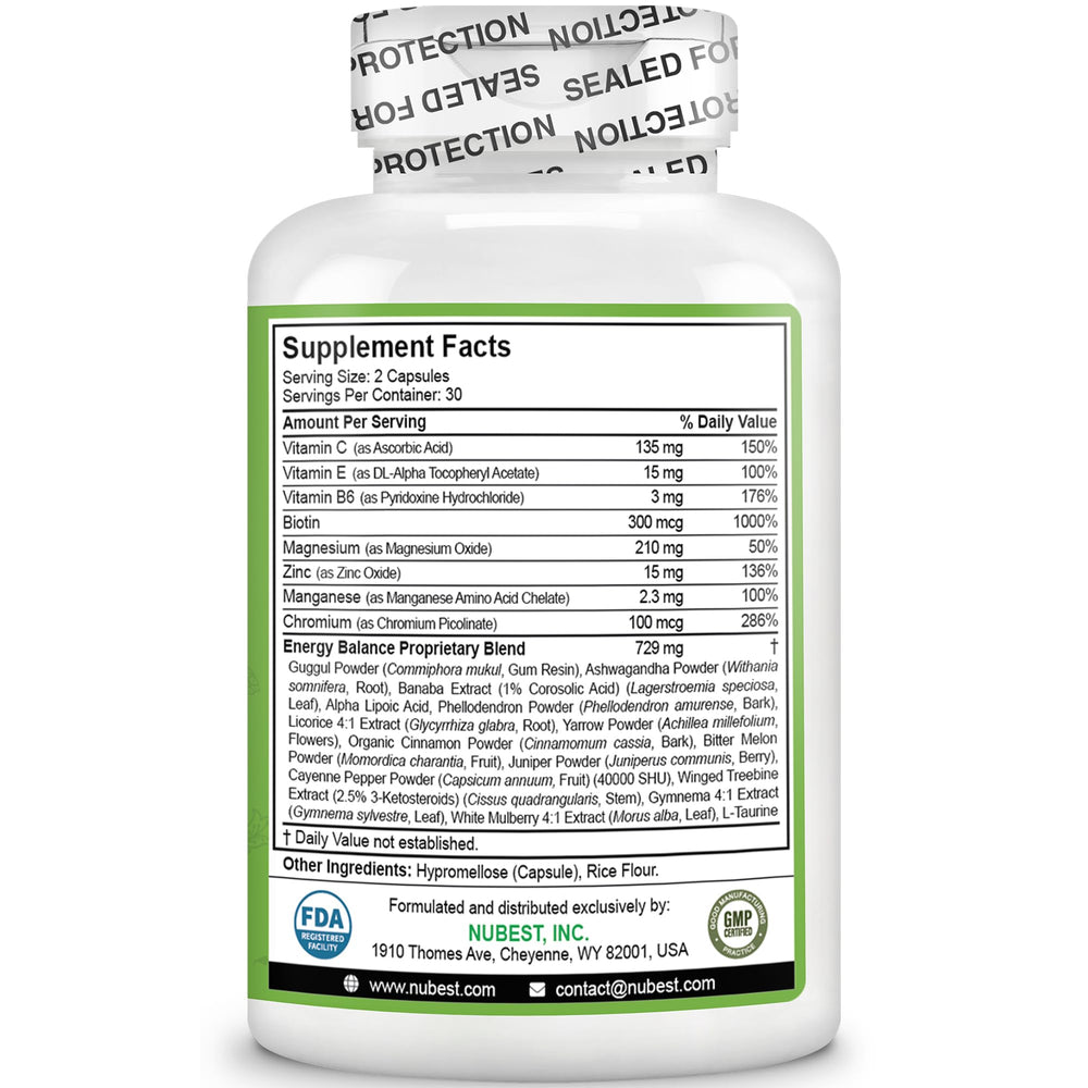NuBest Made in USA label emphasizing manufacturing quality.