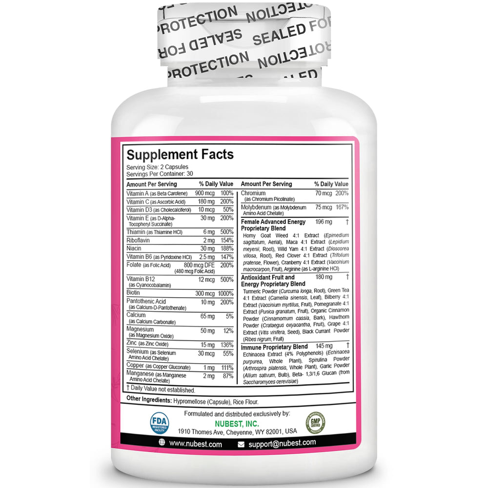NuBest facility image confirms USA-made, FDA-registered production