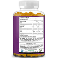 NuBest Omega-3 Gummies manufactured in USA in FDA-registered facility.
