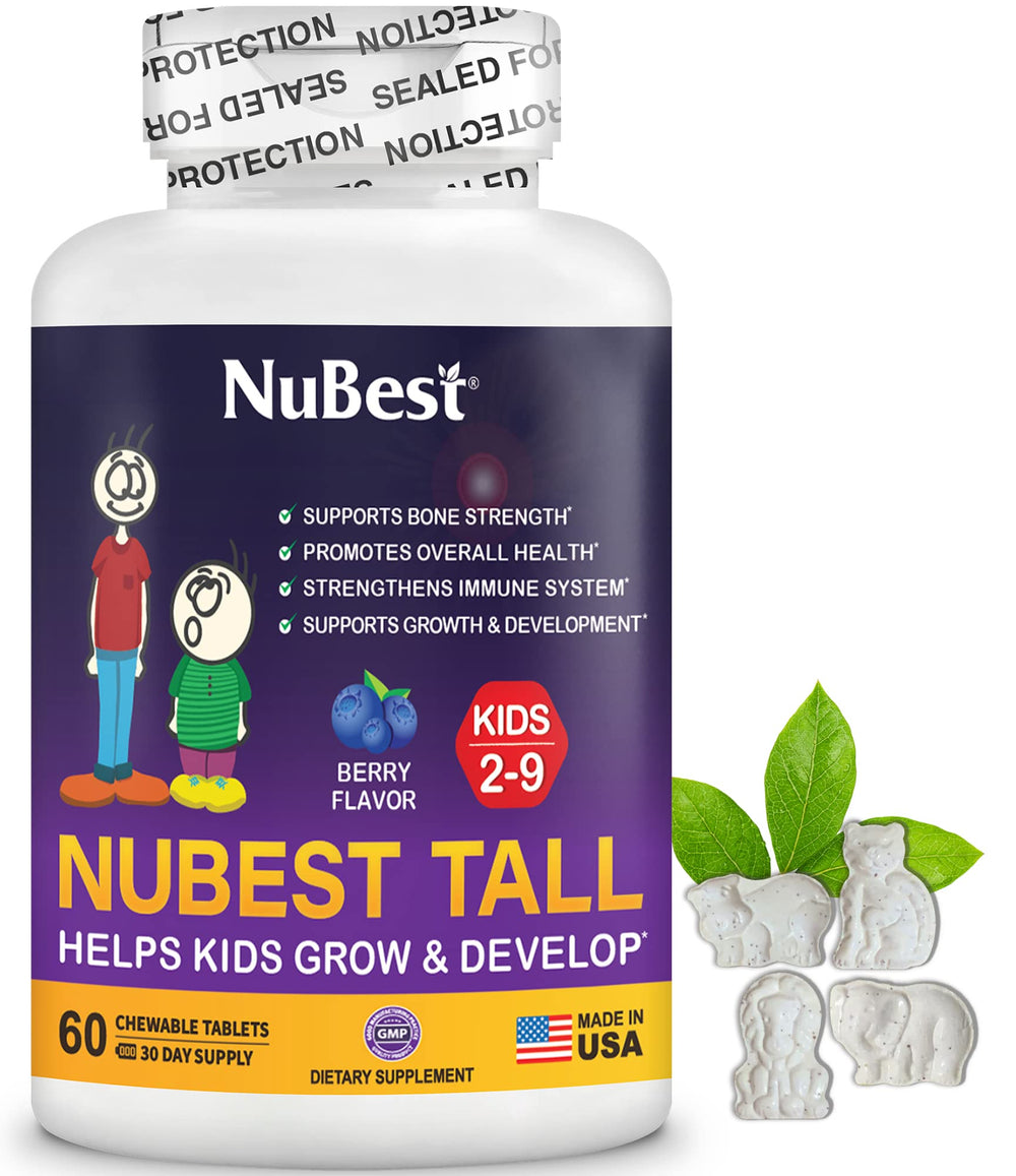 NuBest Tall Kids animal-shapes: fun shapes encourage consistent daily supplementation.