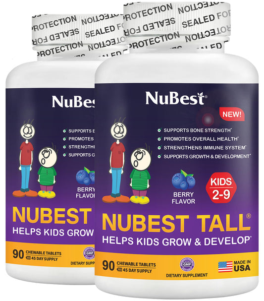 NuBest Tall Kids berry chewable tablet with berry flavor for daily nutrition