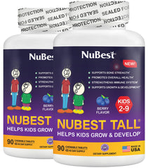 NuBest Tall Kids berry chewable tablet with berry flavor for daily nutrition