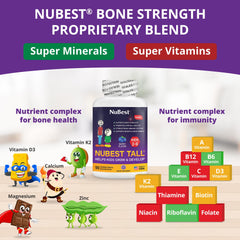 NuBest Tall Kids calcium and vitamin D3 supporting growing bones