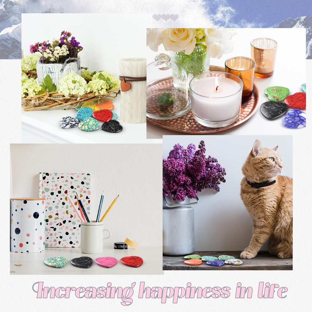 Nuenen compact heart stone fits in pocket for on-the-go mindfulness