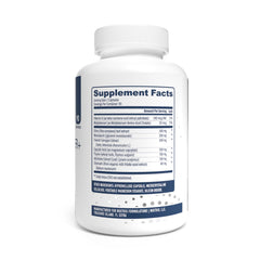 NuEthix Gut Defender+ capsules close-up highlights quality and easy-to-swallow capsules.