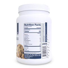 Nu-Protein Blend shake in glass for post-workout fuel.