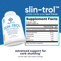 NuEthix SLIN-Trol capsules close-up showing texture and daily use