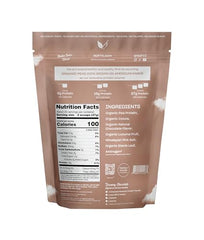NUFYX Heavenly Protein Dreamy Chocolate scoop ready to mix into a shake