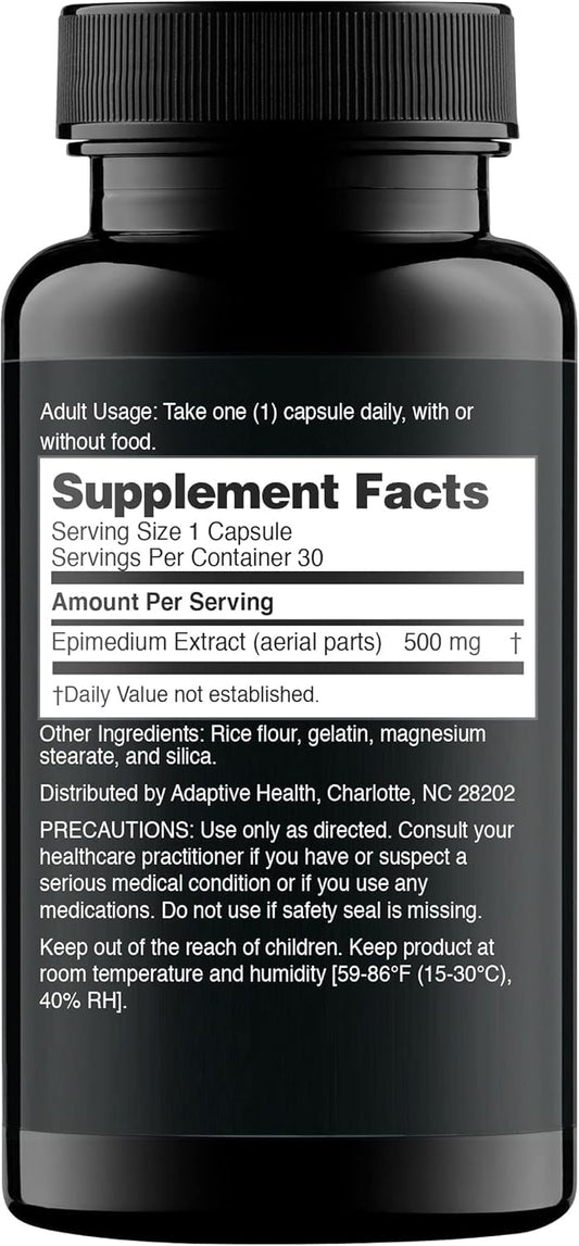 Nugenix Epimedium capsules close-up, convenient daily supplementation