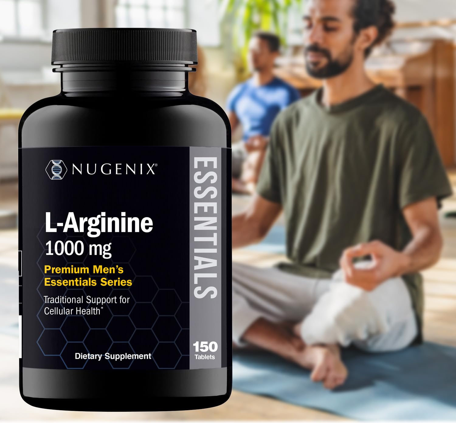 Nugenix Essentials L-Arginine stacking with Nugenix products shows versatility.