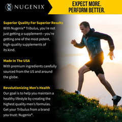 Nugenix packaging emphasizing gluten-free, GMO-free, and no fillers.