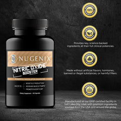 Nugenix clinical studies reference potential nitric oxide boost during exercise.