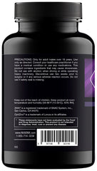 Nugenix PM ZMA bottle beside a glass of water for bedtime routine